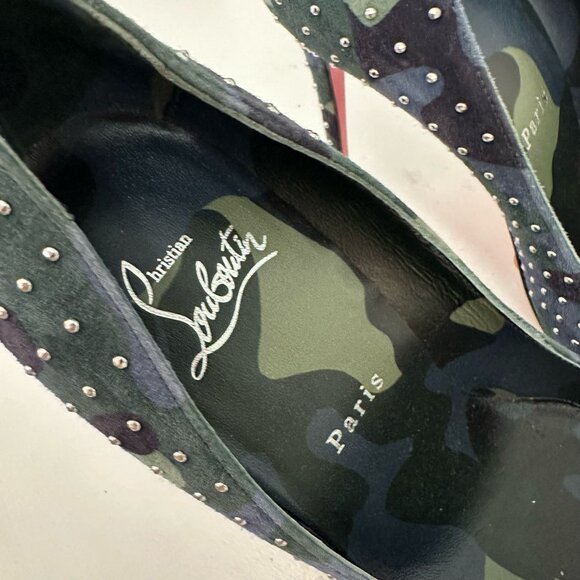 CHRISTIAN LOUBOUTIN Kate Plume 100 Studded Pump - Picture 11 of 13